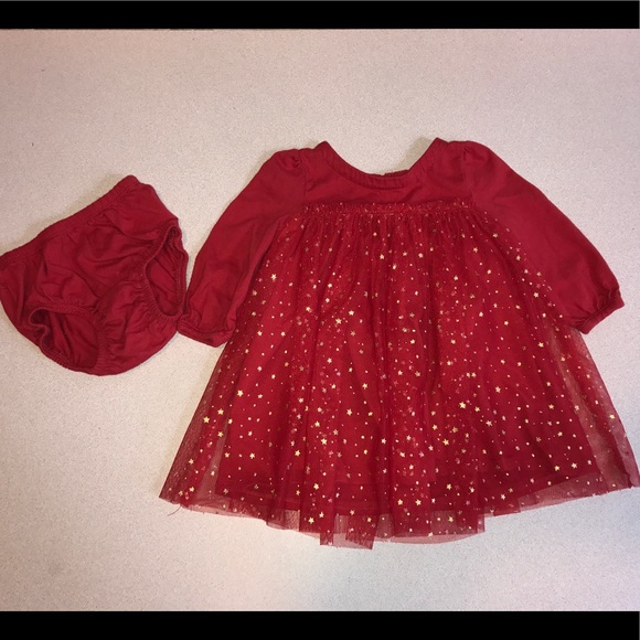 GAP Other - Red tulle baby dress